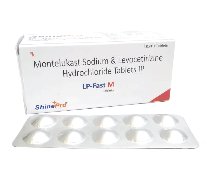 Levocetrizine Dihydrochloride 5mg Montelukast 10mg Tablets